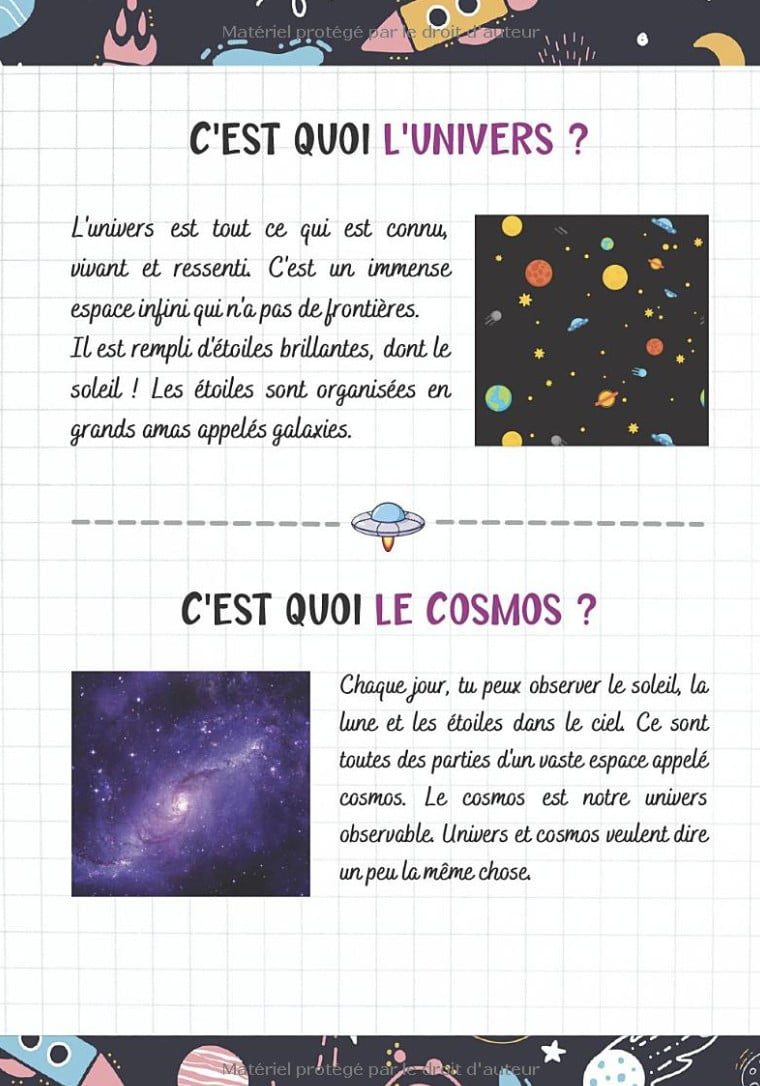 Je découvre les mystères de l'univers - Pour enfants à partir de 7 ans Livre illustré pour tout savoir sur l'espace, le système solaire, notre planète