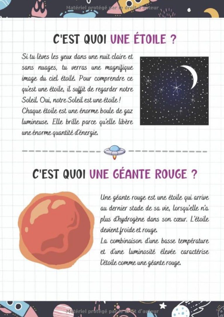 Je découvre les mystères de l'univers - Pour enfants à partir de 7 ans Livre illustré pour tout savoir sur l'espace, le système solaire, notre planète