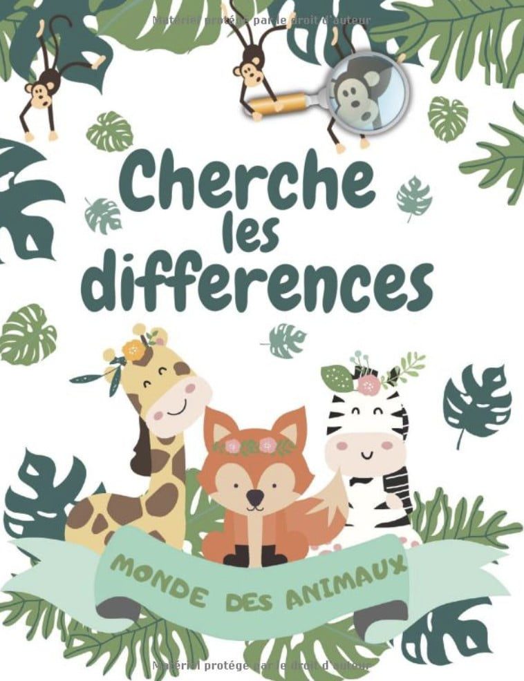 Cherche les differences Jeux éducatif pour enfant dès 3 ans, Trouve les erreurs