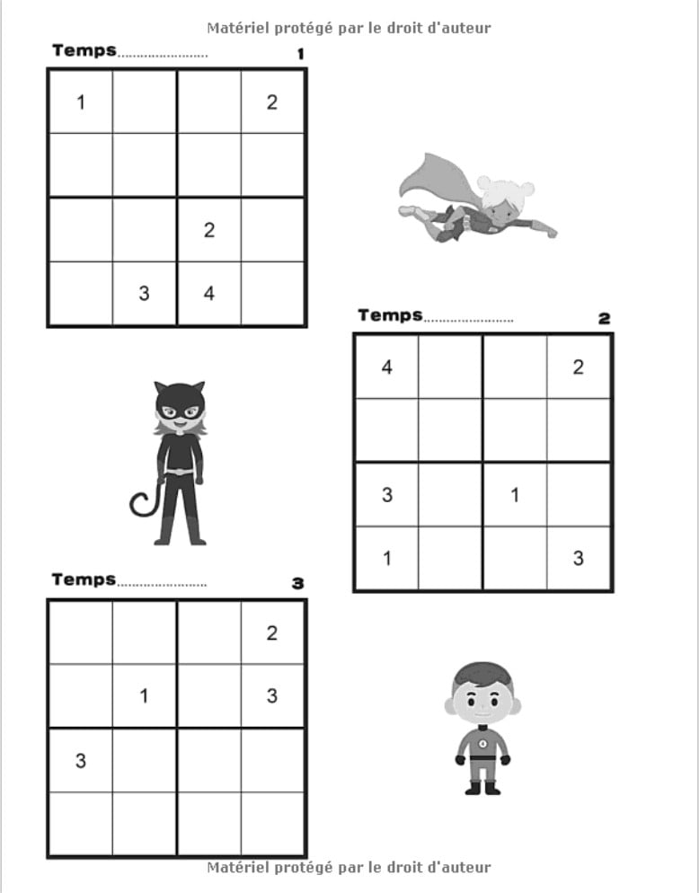 Sudoku Pour Enfants 360 Sudoku Grilles pour Enfants : 6-12 Ans