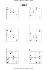SUDOKU Enfants de 4-7ans Volume 1 : +200 Grilles Facile-Moyen-Difficile