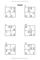 SUDOKU Enfants de 4-7ans Volume 1 : +200 Grilles Facile-Moyen-Difficile