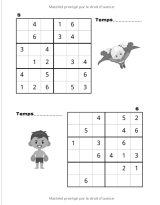 Sudoku Facile Grilles Pour Enfants 150+ Grilles de Sudoku 7-9 Ans