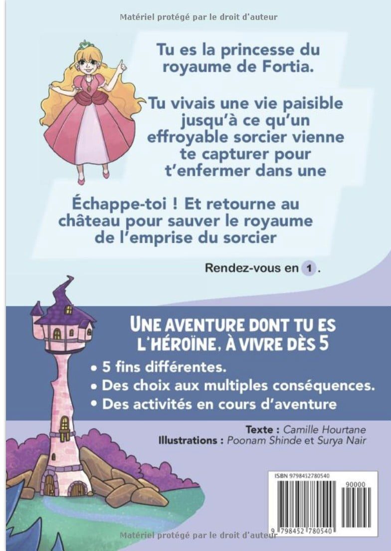 La princesse de Fortia Mon premier livre dont tu es le héros (à partir de 5 ans)