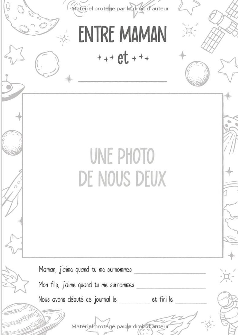 Mon Fils Que J'aime et Moi Un Journal Souvenir Mère Fils à Partager Pour Renforcer le Lien qui Vous Unit