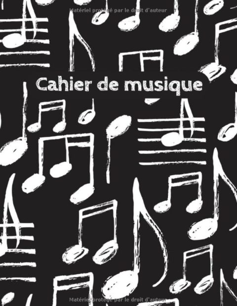Cahier de musique partitions