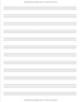 Cahier de Musique Carnet de Partitions 12 portées par page et Seyes Grands Carreaux