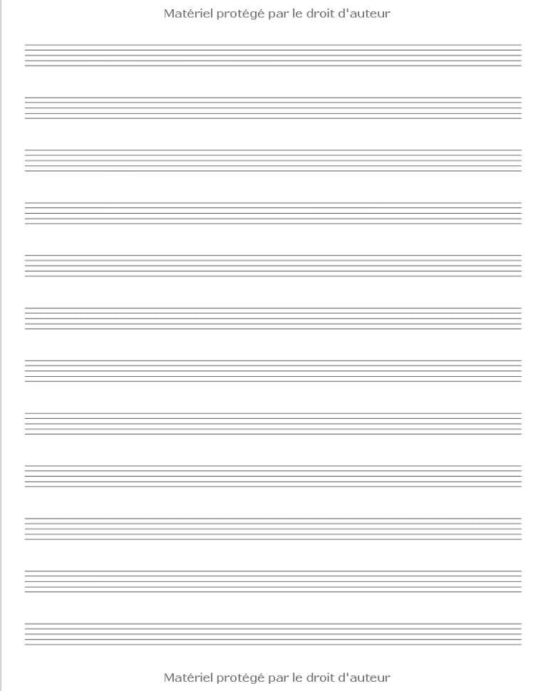 Cahier de Musique Carnet de Partitions 12 portées par page et Seyes Grands Carreaux