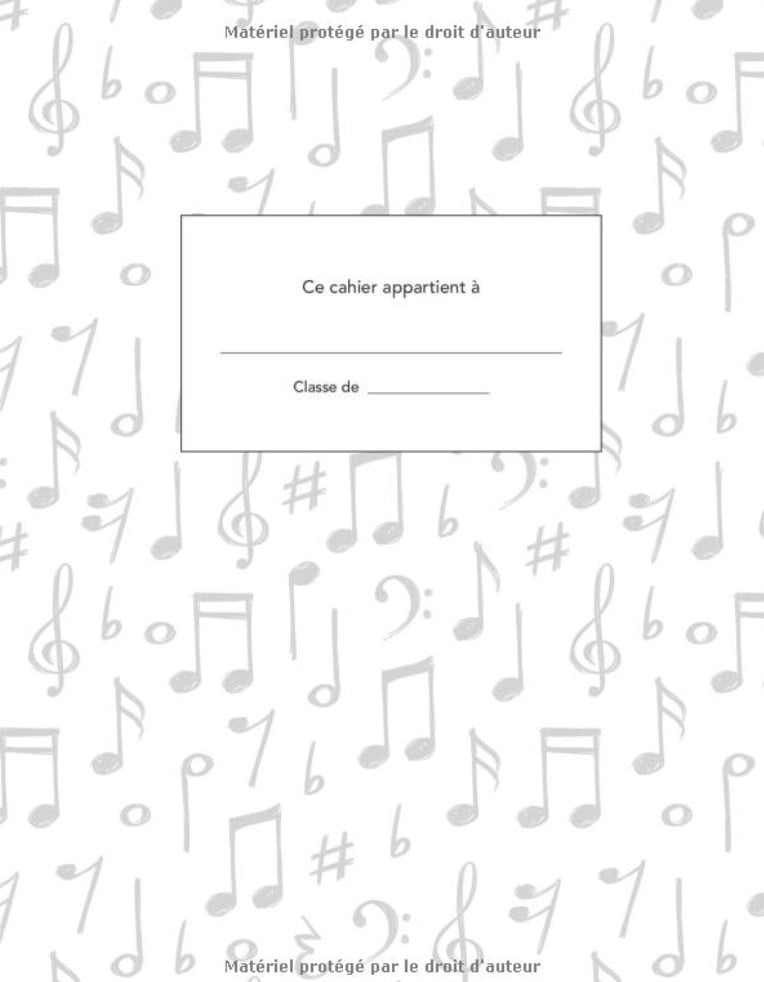 Cahier De Musique Carnet De Partitions