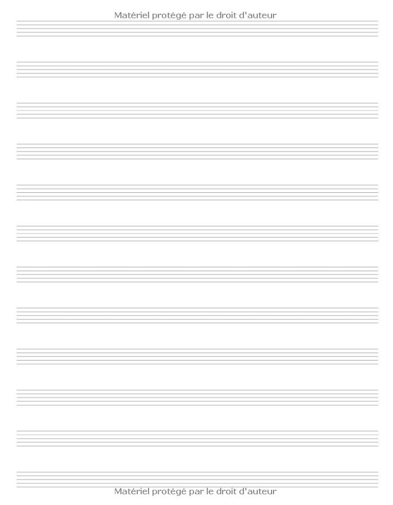 Cahier De Musique Carnet De Partitions