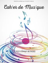 cahier de musique petit format 17x22