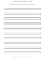 cahier de musique petit format 17x22