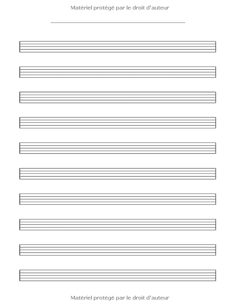 cahier de musique petit format 17x22