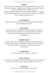 Cahier d'Activités pour adultes Sudoku, Anagrammes, Mandalas, Mots mêlés, Labyrinthes, Mots fléchés, Chiffres mêlés