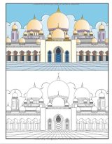 Coloriages pour Adultes avec Modèles : Villes du Monde et Monuments