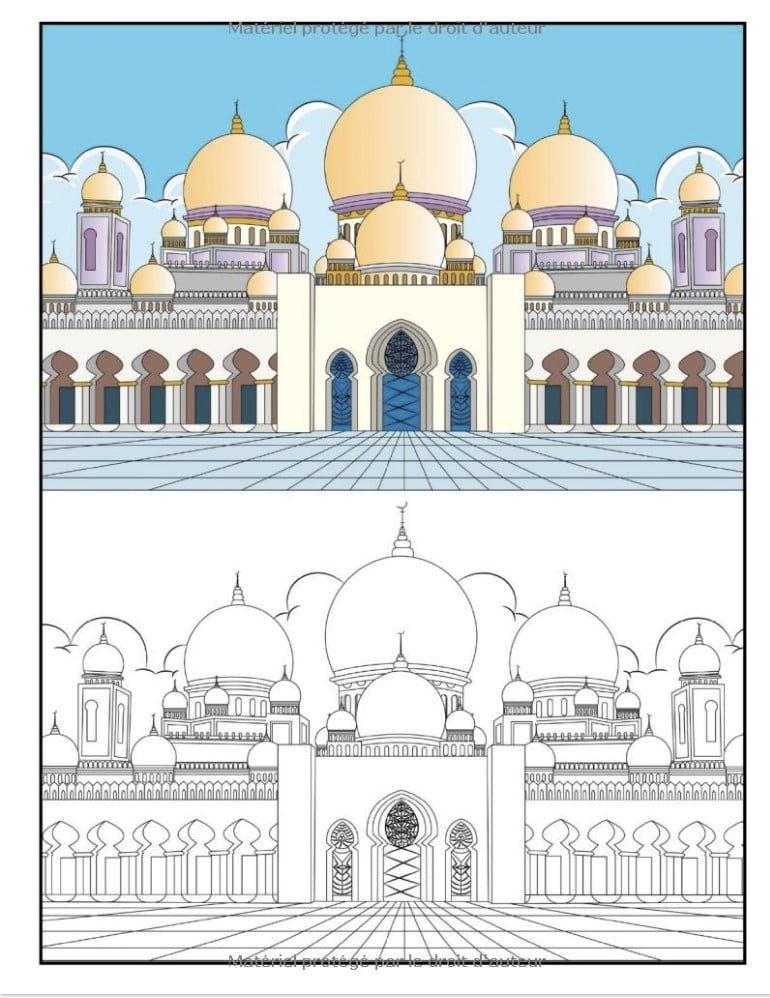 Coloriages pour Adultes avec Modèles : Villes du Monde et Monuments