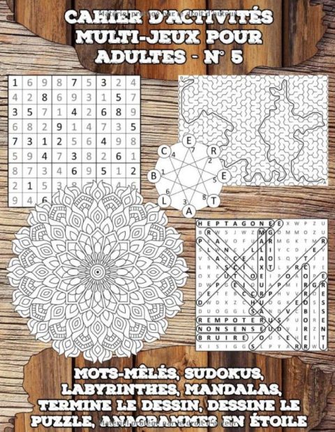 Cahier d’Activités Multi-Jeux pour Adultes - N° 5