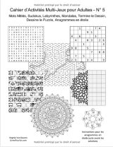 Cahier d’Activités Multi-Jeux pour Adultes - N° 5