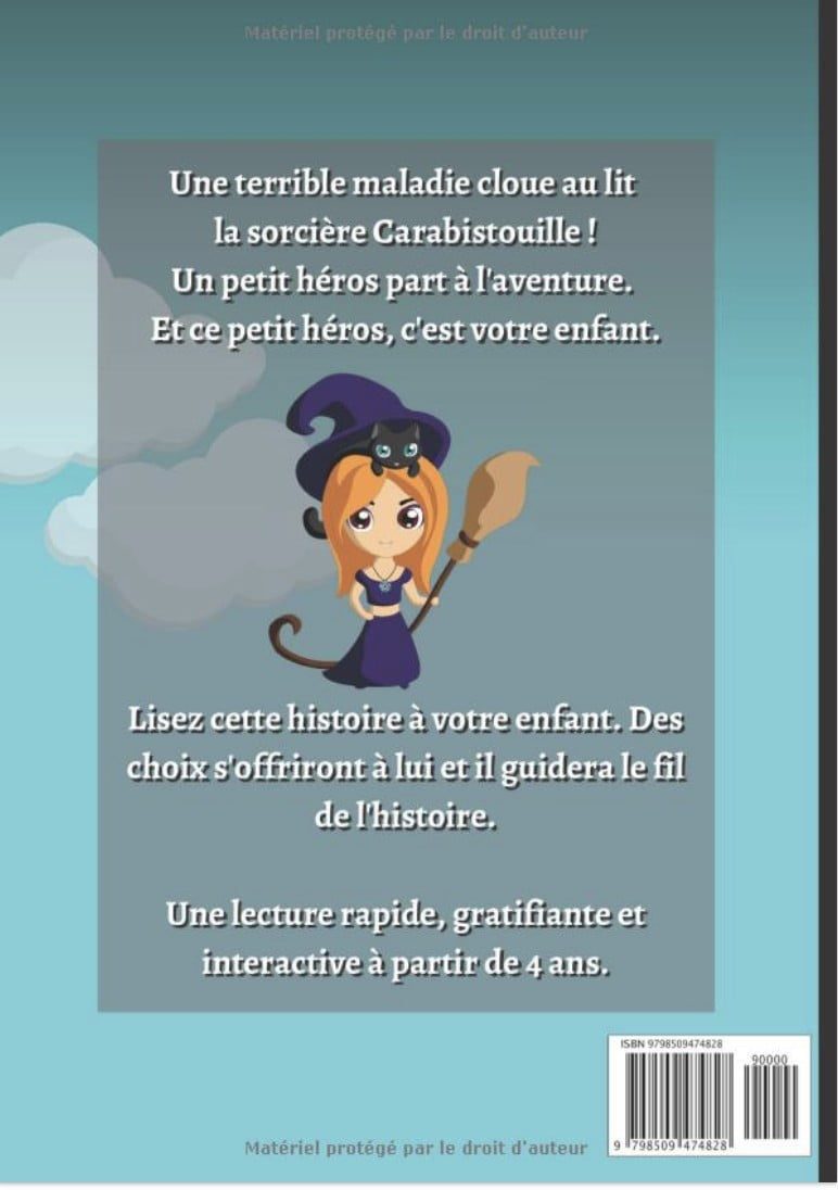 Un amour de sorcière Le conte dont TU es le héros (à partir de 4 ans)