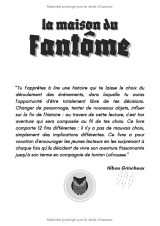 La maison du fantôme Une histoire à composer pour frissonner à partir de 6 ans