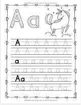 Cahier d'Écriture des Lettres et des Chiffres – Licornes Apprendre à tracer les lettres et les chiffres dès 4 ans