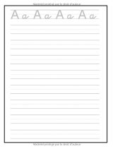 Cahier d'écriture Cursive – Dinosaures Cahier d'écriture Maternelles & CP