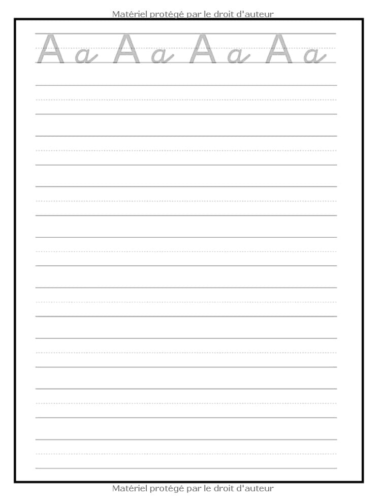 Cahier d'écriture Cursive – Dinosaures Cahier d'écriture Maternelles & CP