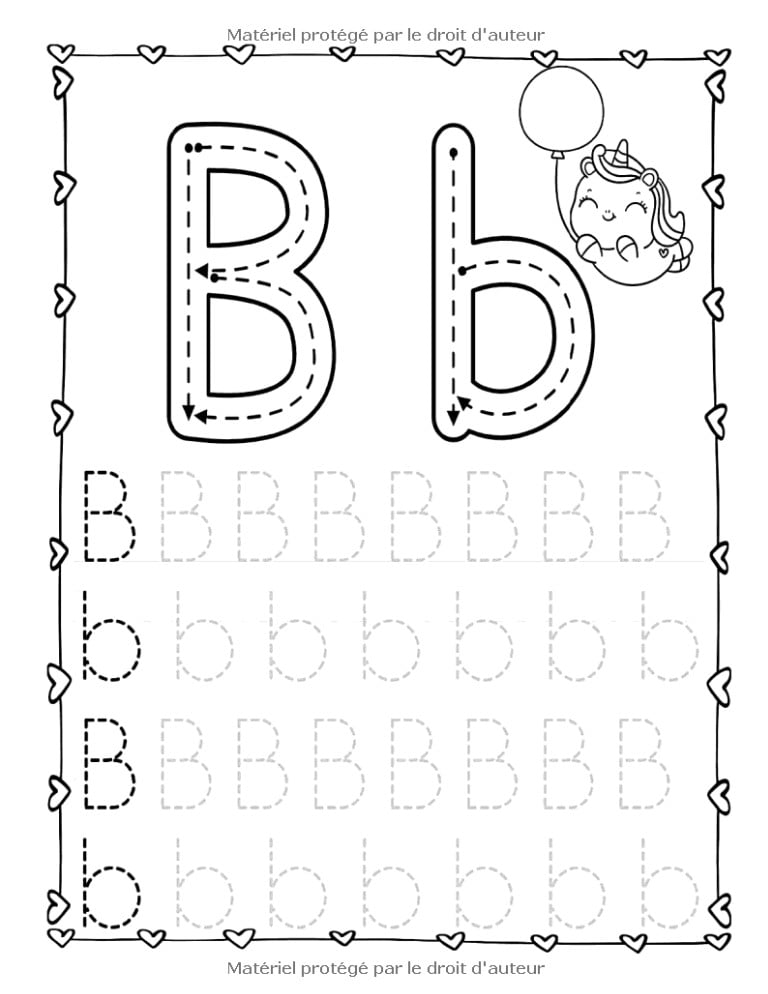 Cahier d'Écriture des Lettres et des Chiffres – Licornes Apprendre à tracer les lettres et les chiffres dès 3 ans