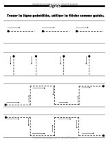 Tracer  Lignes, Formes, Lettres Livre d'Activités d'Ecriture pour Enfants 3-5 ans