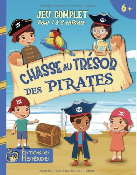 Livre enfant : Chasse au trésor des pirates