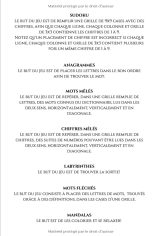 Cahier d'Activités pour adultes Sudoku, Anagrammes, Mandalas, Mots mêlés, Labyrinthes, Mots fléchés, Chiffres mêlés