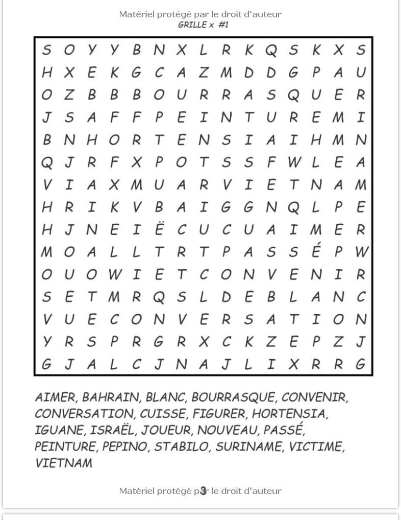 Mots Mêlés Gros Caractères Pour Adultes : 100 grilles & 2000 mots avec solutions