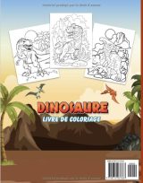 Dinosaure livre de coloriage pour les enfants dès 5 ans