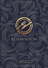 Cahier de réservation 2022 pour restaurant - Agenda de réservation 365 jours