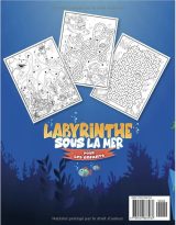 Labyrinthe sous la mer pour les enfants Cahier d'activités