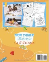 Mon cahier d'écriture cursive Livre d'activités, d'écriture et de jeux pour Maternelles et CP