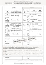 Registre des Entrées Sorties des Animaux Domestiques Conforme CERFA 50 4510 avec exemples d'écritures