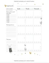 AGENDA Assistante-maternelle super organisée : Plannings de présence, relevés d'heures, pré-déclaration