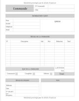 Carnet de Commande Organisateur des commandes clients