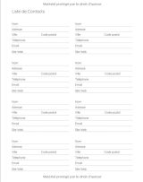 Carnet de Commande Carnet de Commande Auto Entrepreneur,