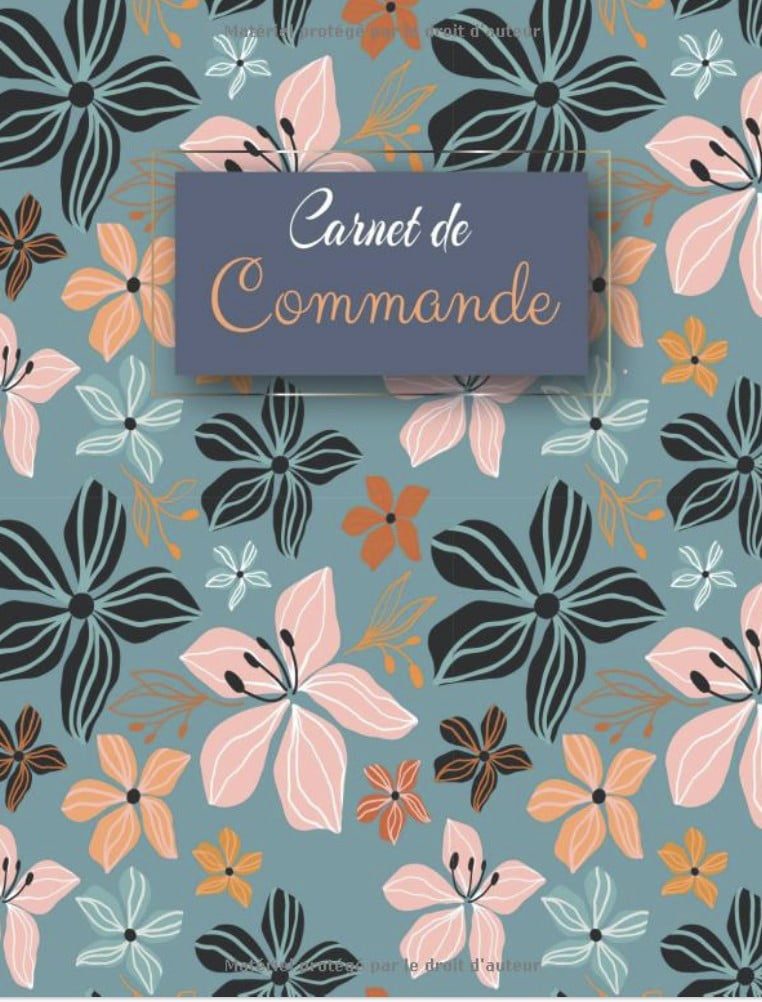 Carnet de Commande Carnet de commandes auto entrepreneur - Registre a remplir