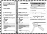 Quittance de loyer Carnet à souche