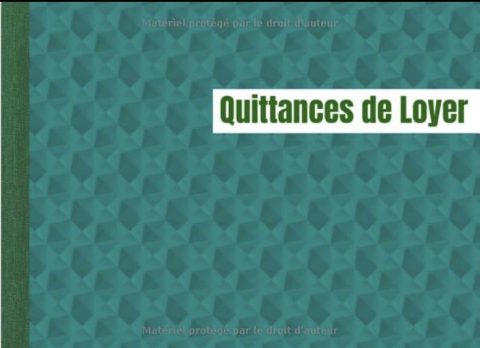 Quittances de Loyer Carnet à souche "Quittance de loyer" - 50 feuillets