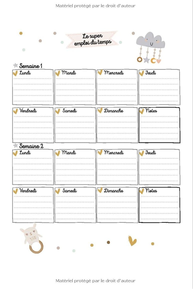 CARNET LIAISON NOUNOU - SOURIS cahier de transmissions nounou parents pour faciliter la communication au quotidien