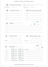 CAHIER DE LIAISON NOUNOU - RENARD - 100 Jours d'accueil / Carnet de liaison parents/nounou