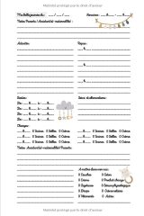 CARNET LIAISON NOUNOU - Panda cahier de transmissions nounou parents pour faciliter la communication au quotidien
