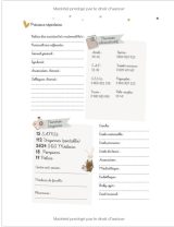 AGENDA Assistant-maternel super organisé : Plannings de présence, relevés d'heures, pré-déclaration
