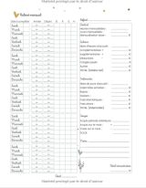 AGENDA Assistant-maternel super organisé : Plannings de présence, relevés d'heures, pré-déclaration