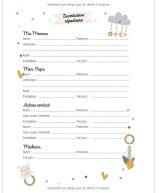Une année de bonheur avec ma Nounou  Cahier de liaison Parents Assistante-maternelle