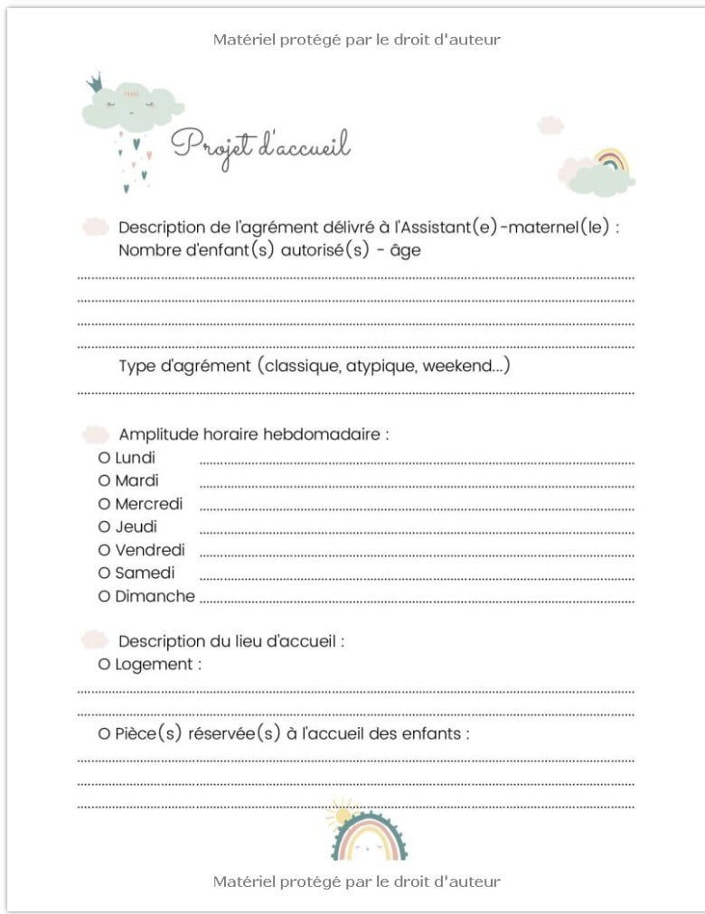 BIENVENUE CHEZ NOUNOU : 1 an d'accueil chez son assistante-maternelle